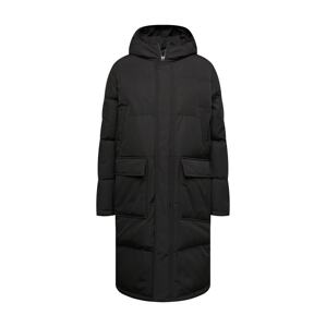 True Religion Zimný kabát  tmavosivá / čierna