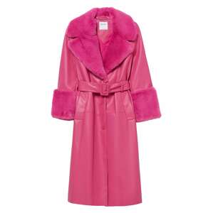 Bershka Prechodný kabát  ružová