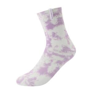 GUESS Športové ponožky  krémová / svetlofialová
