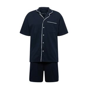 Abercrombie & Fitch Krátke pyžamo  námornícka modrá / biela