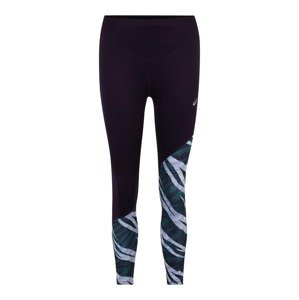 ASICS Športové nohavice 'WILD CAMO'  grafitová / svetlosivá / smaragdová / pastelovo fialová